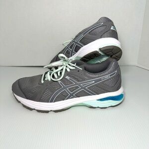 Womens ASICS GT-XPRESS Size 9 US Gray & Mint Green Athletic SHOES